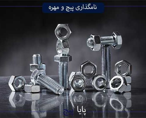 نامگذاری پیچ و مهره
